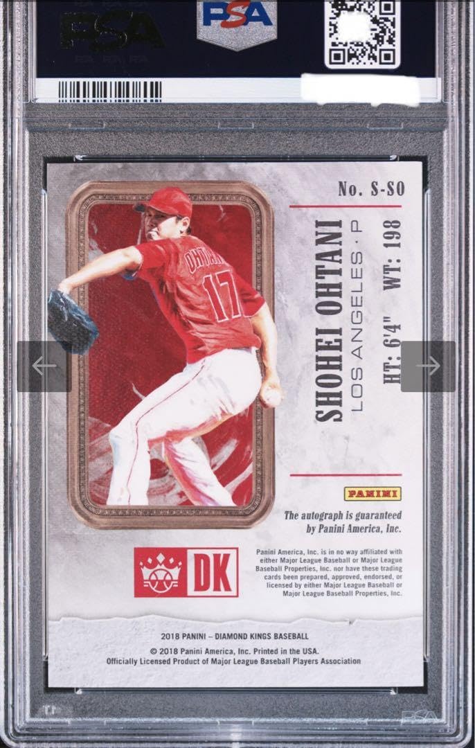Amazon.co.jp: panini 2018 Diamond Kings 大谷翔平 20枚限定PSA