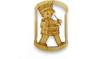 Personalized Drummer Boy Christmas Ornament - A Unique Holiday Keepsake