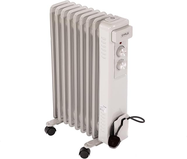 Oypla Electrical 2000W 9 Fin Portable Oil Filled Radiator Electric Heater
