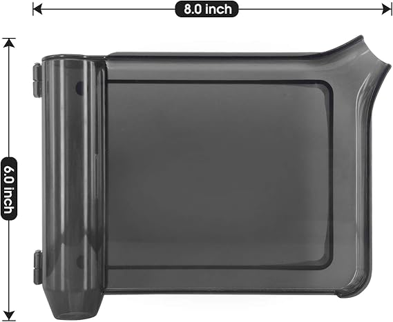Medarchitect Right Hand Pill Counting Tray with Spatula (Black - L Shape)