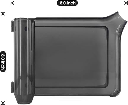 Medarchitect Right Hand Pill Counting Tray with Spatula (Black - L Shape)