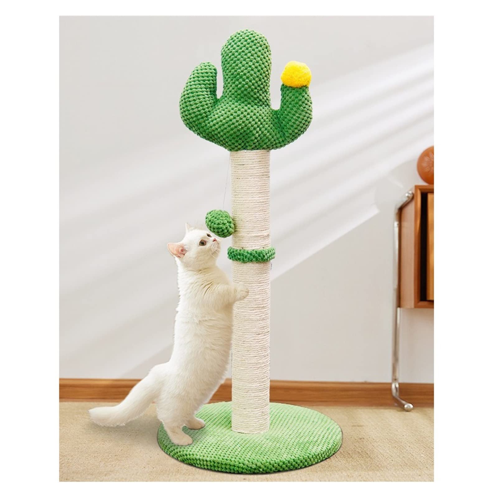 Albero da arrampicata per gatti Telaio da arrampicata verticale for gatti Cactus tiragraffi for gatti tiragraffi for gatti resistente all'usura e resistente all'usura Tiragraffi, torre per gatti ( Col