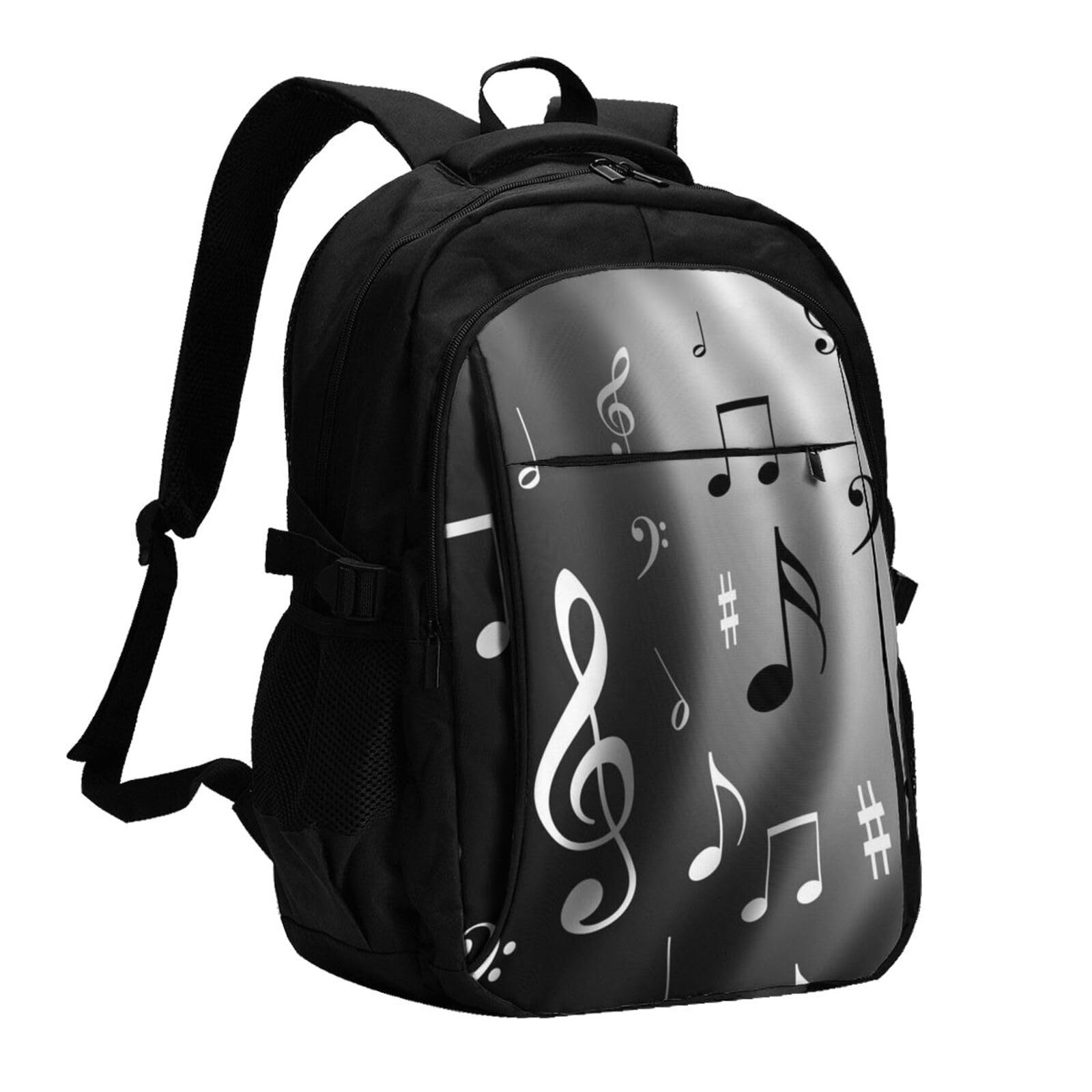 InOmak Noten drucken, Reiserucksack, Freizeitrucksack, Schulrucksack, Laptop-Rucksack für Damen und Herren