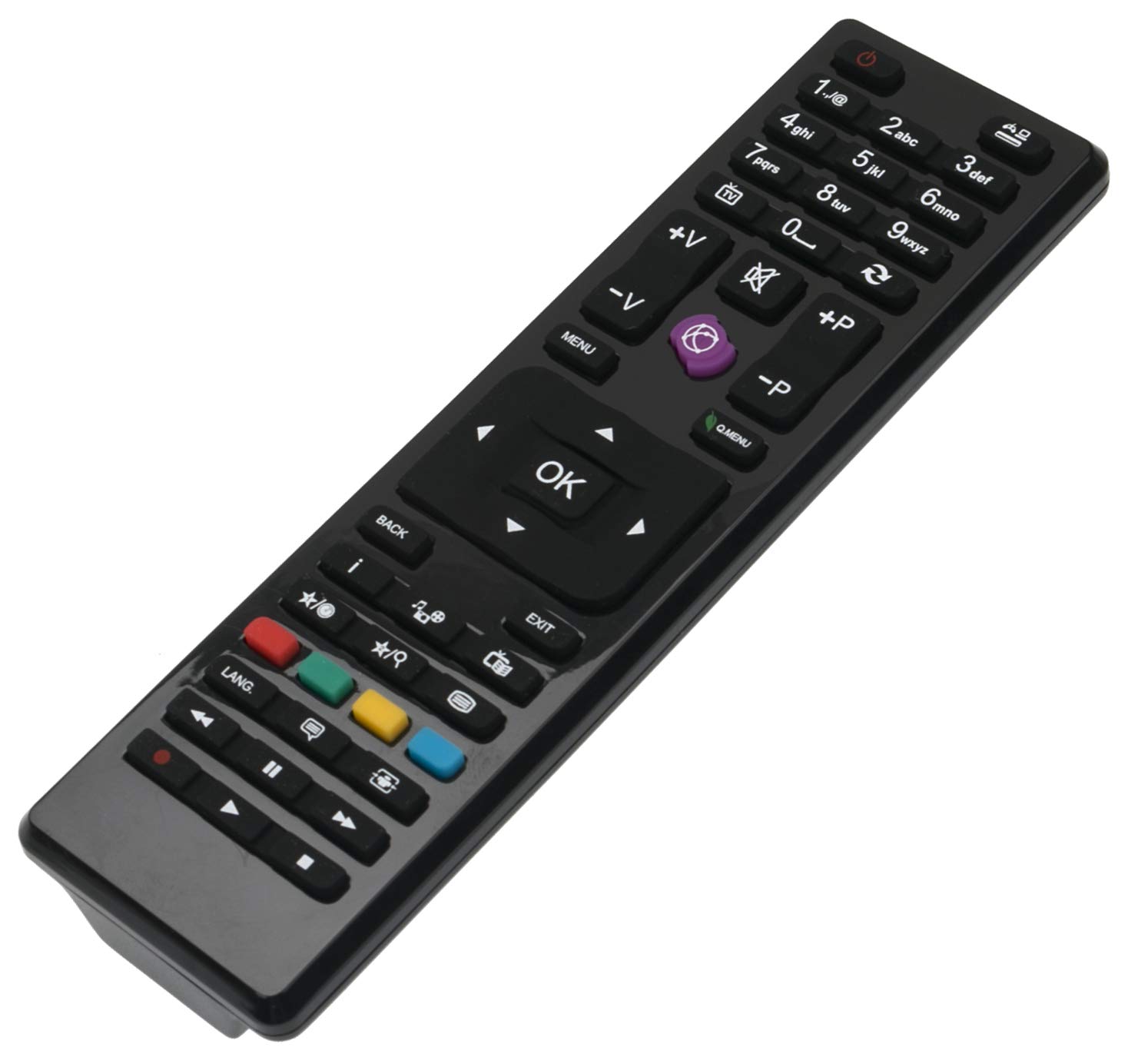 ALLIMITY RC4875 30087730 Remote Control Replace for Telefunken TV 24HE6115 32DH5015 D32H125N3 D32H281R3 D32H283M3CW D32H283X3C D32H285X4CW D32H289N3C D39F265R3C D39F275N3 - Image 3