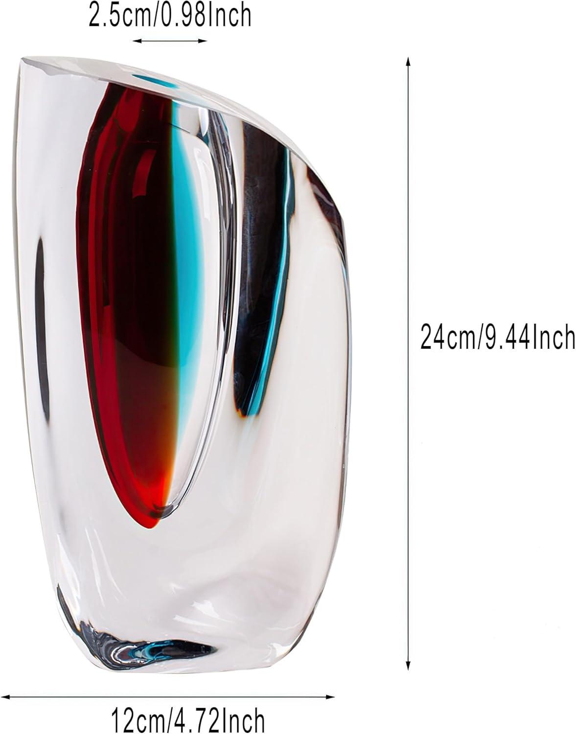 真作保証 文化 勲章受章 作家 ガラス工芸界重鎮藤田喬平作 手吹金彩