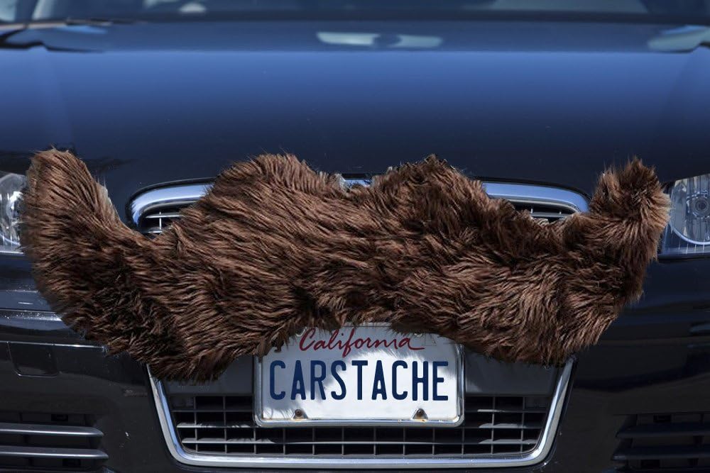 Carstache Grizzly Brown Car Mustache
