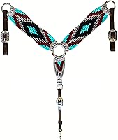 Vista 26 de Collar de Pecho de Mohair Occidental Personalizable Hecho a Mano de Cheval's para Caballos, Collares de Pecho Ecuestres para Caballos -(MB 5-Full)