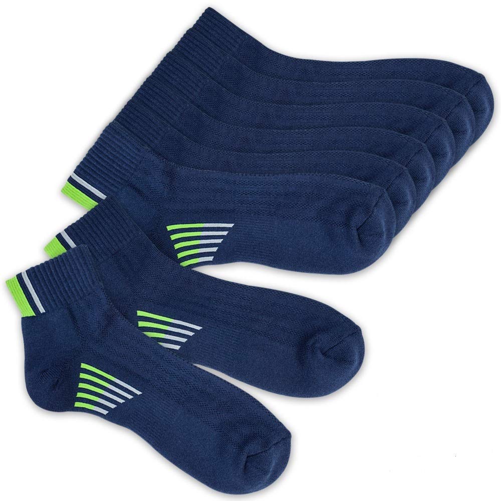 APA Lifestyle Active Power Leap Athletic Anti Blister Heavy Duty Combed Cotton Quarter Socks