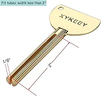 Vista 2 de Exprimidor de pasta de dientes con llave de tubo Juego de 3 exprimidores manuales de pasta de dientes, exprimidores de tubos de pasta de dientes