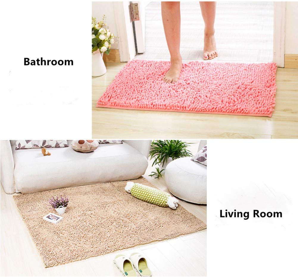 Alfombra de baño Extra Grande, Antideslizante, Absorbente, alfombras de baño para Sala de Estar, baño, Cocina, Dormitorio (45 * 70 CM, Azul Real)