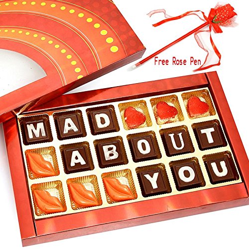 Ghasitaram GiftsValentine Gifts - Valentine Chocolates Valentine Theme Chocolates - Mad About You