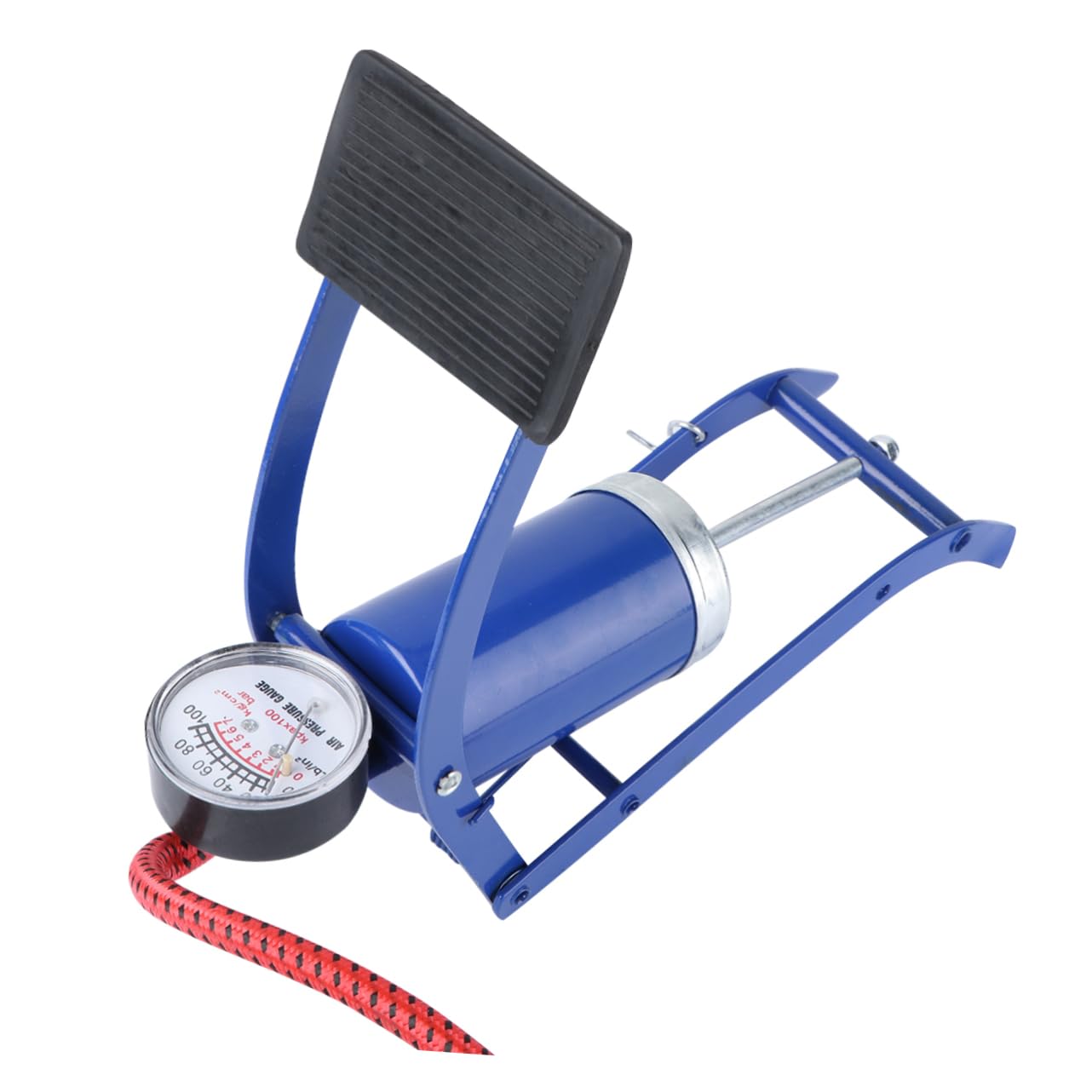 KOMBIUDA Lightweight Bike Tire Inflator Portable Floor Pump Pressure Gauge Suitable for Cars Bicycles Motorcycles Boats