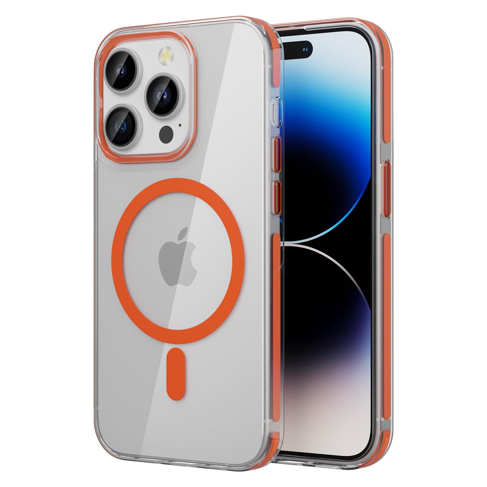 Amazon.co.jp: iPhone 14 Pro ケース Magsafe対応 クリア 耐衝撃