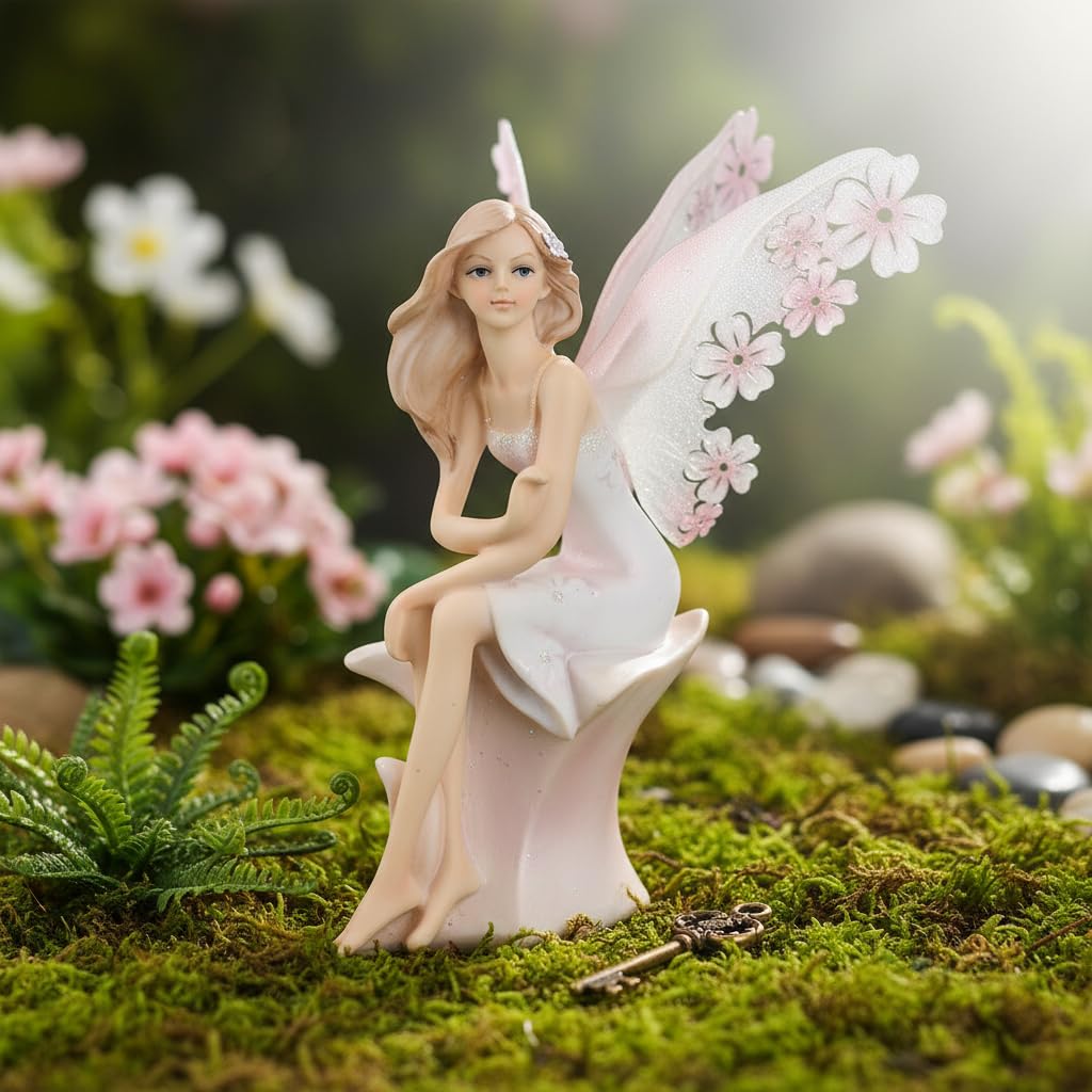 Comfy Hour Fairyland Collection figurka siedzącej wróżki