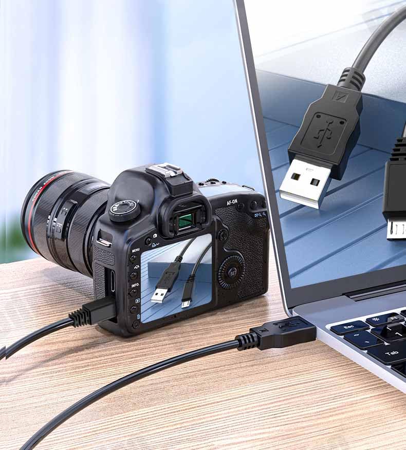 VMC-MD4 Digital Camera Cord Data Sync & Charge 5pin for Sony Camera image 4