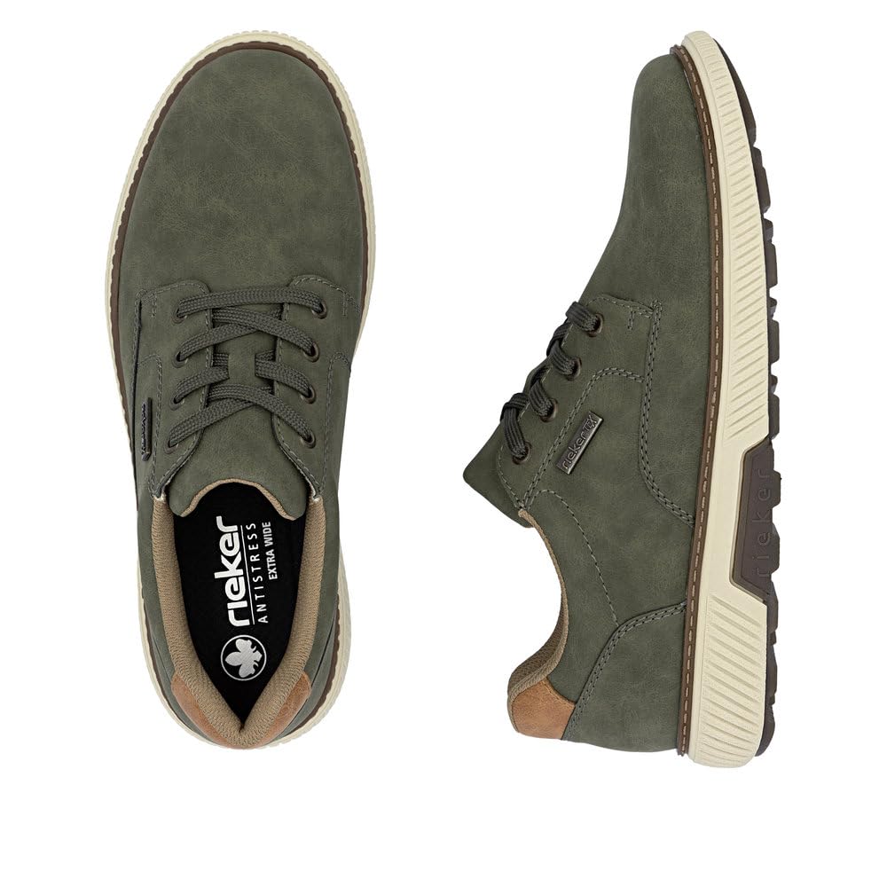 Rieker RiekerTEX męskie buty sznurowane, luźne wkładki, wodoodporne, B3317