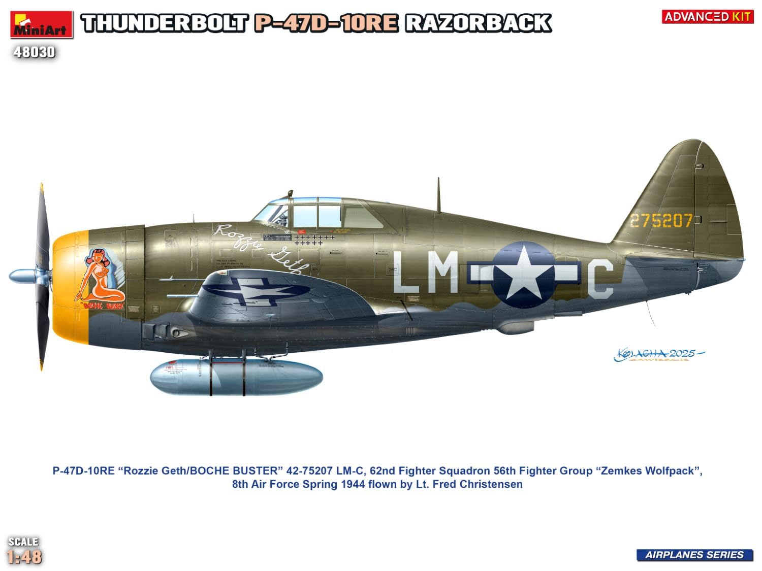 Miniart 1:48 - P-47D-10RE Thunderbolt, Advanced Kit - Image 3