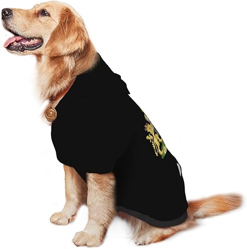Miniatura 6 de UK England Royal Coat of Arms United Kingdom - Sudadera con capucha suave para perro, comodidad premium para todas las razas