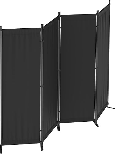 Miniatura 6 de Morngardo 6FT Room Divider Portable, Folding Privacy Screens, 4 Panel Room Partitions, 88" Foldable Wall Dividers, Separating for Home Office