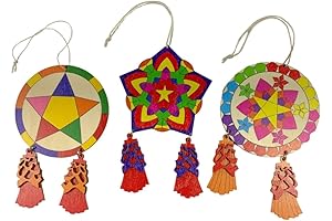 Philippine Christmas Parol Ornaments (3-Pack)