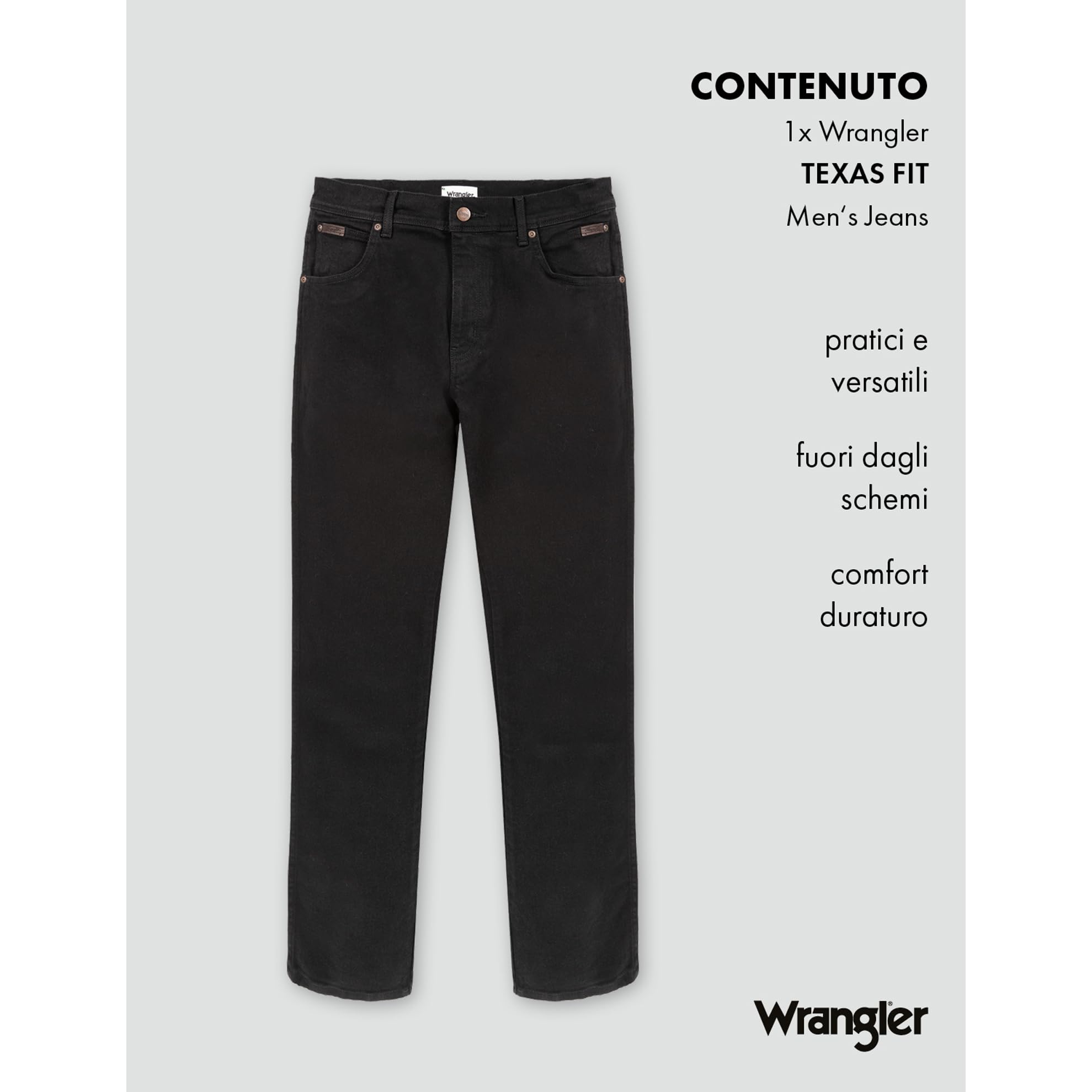 Wrangler - Texas, Jeans Uomo