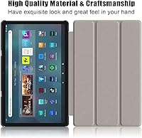 Vista 3 de Funda triple plegable para Tienda Fire Max 11 (13 generación, versión 2023), funda triple y ligera con función de encendido y apagado automático + 1