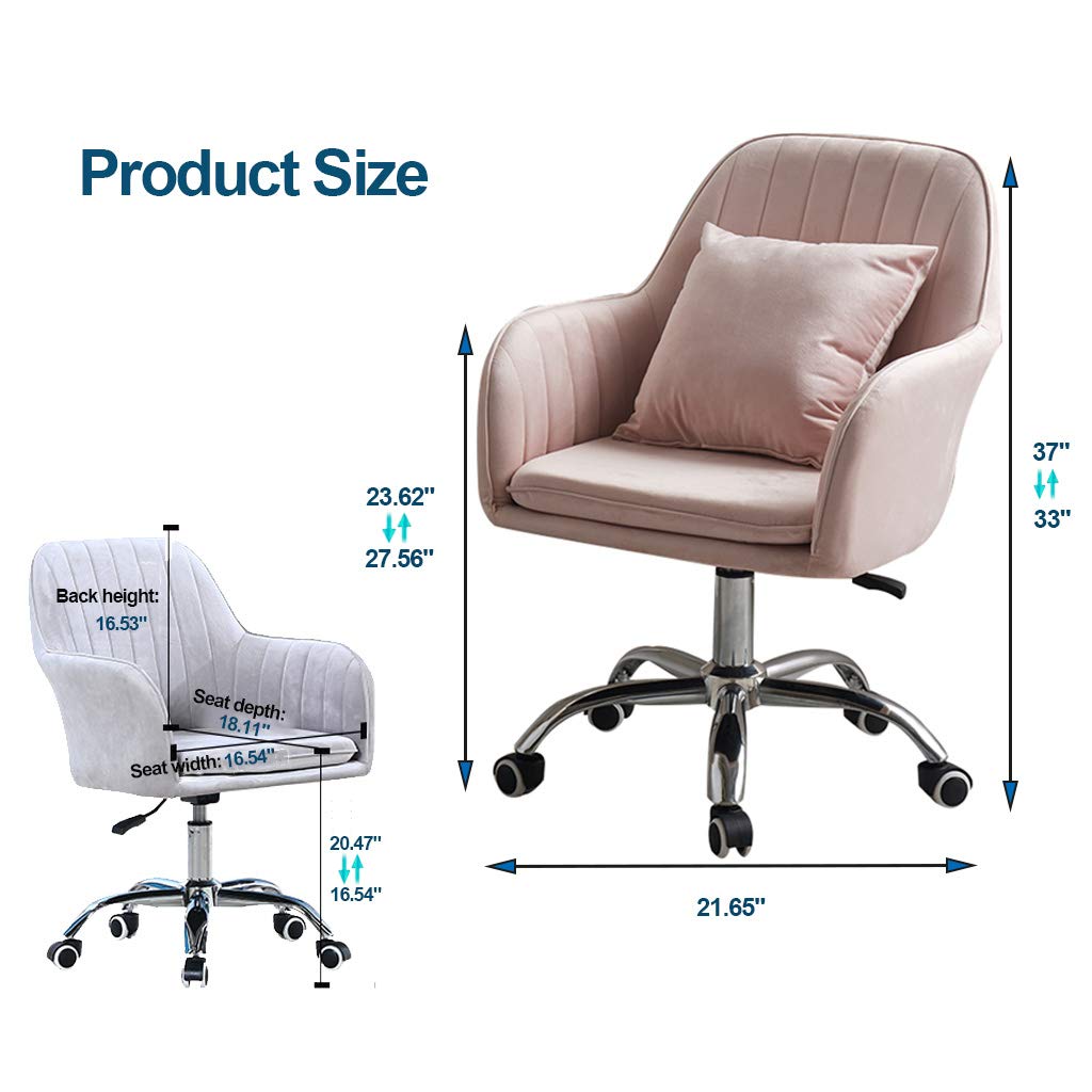 Amazon.co.jp: 布張りのオフィスチェア、金属ベースのベルベットデスク