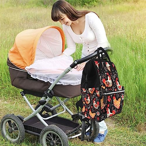 Sac à langer multifonction grand format pour ranger ordinateur et affaires de bébé