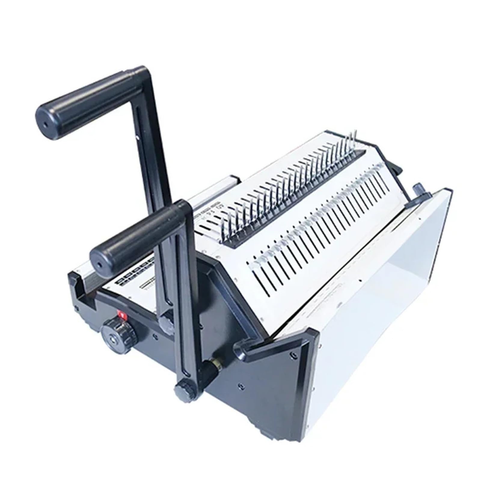 Elektrische Drahtbindemaschine, Clip-Binder, Kammbindung, Drei-in-Eins, 40-Loch-Eisenring/24-Loch-Gummi/10-Loch-Clip, schwere Stanzung für Zuhause, Schule