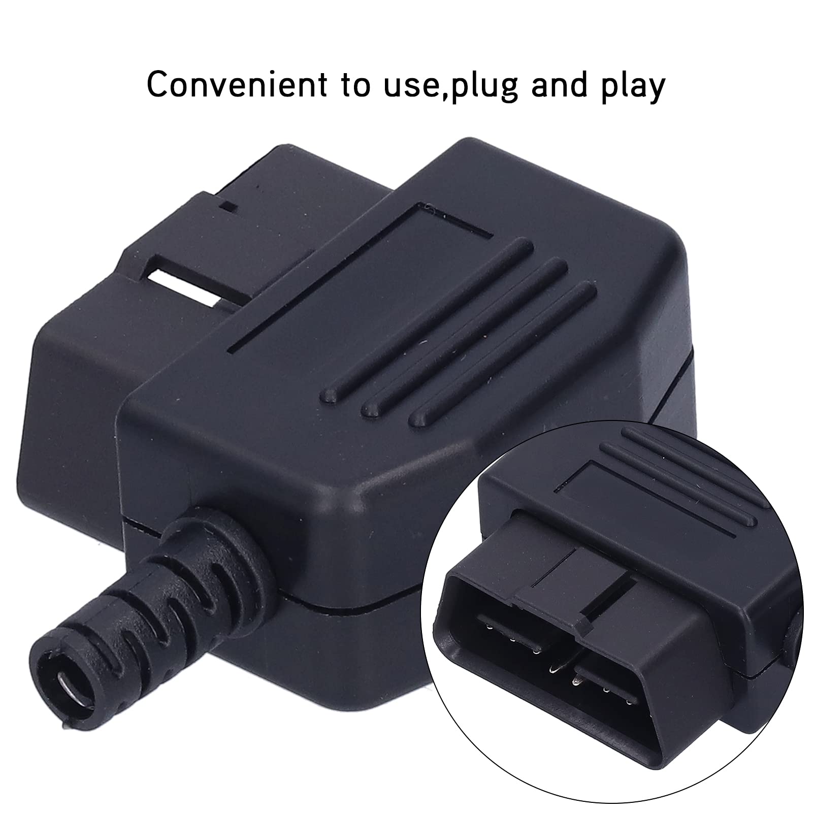 Cavo OBD2 Maschio Aperto 60cm – Spinotto 16 Pin Per Diagnosi Auto – Connettore Cavo - Foto 3