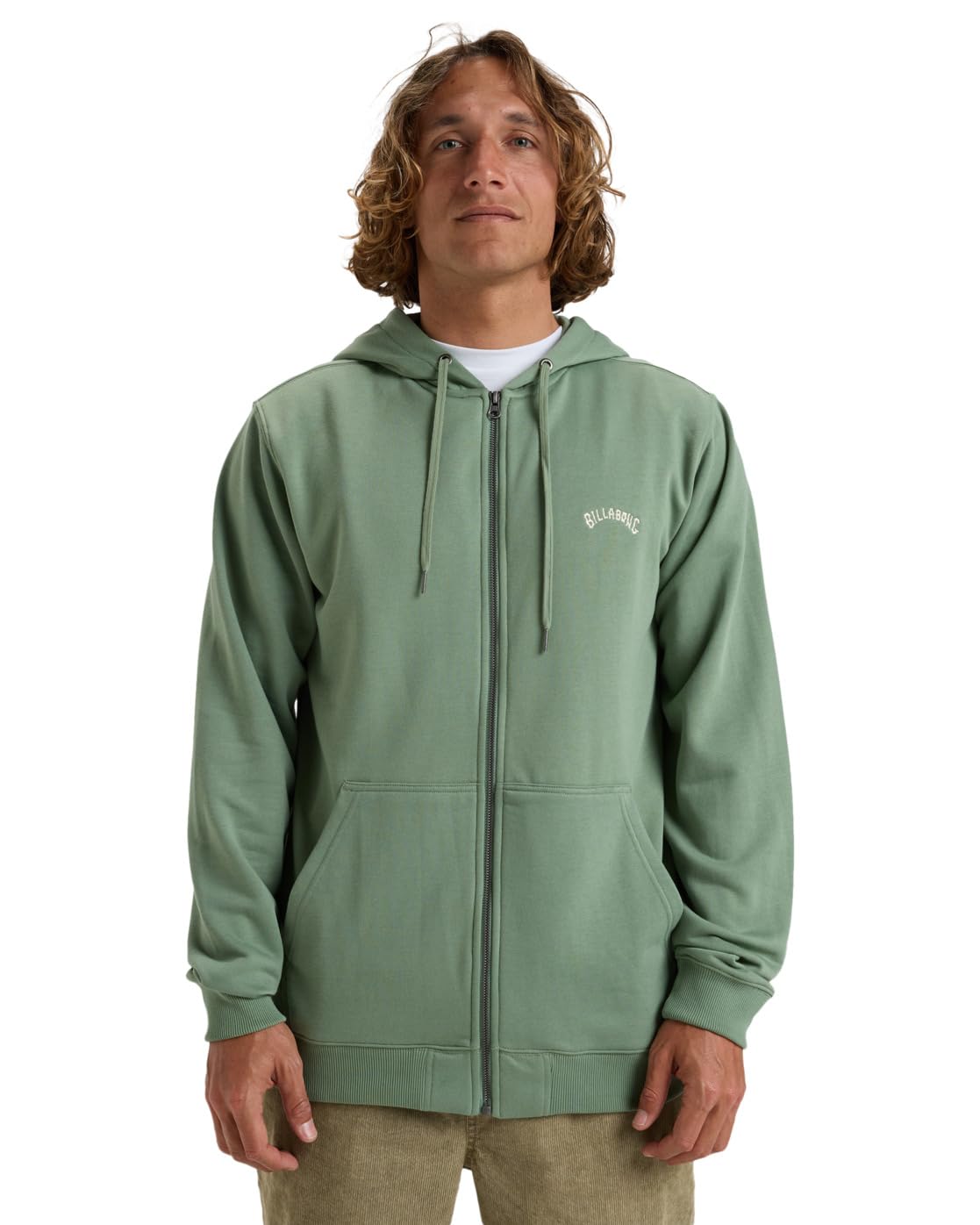 Billabong Fleece with zipper ARCH ZH LT Young Mens Green S