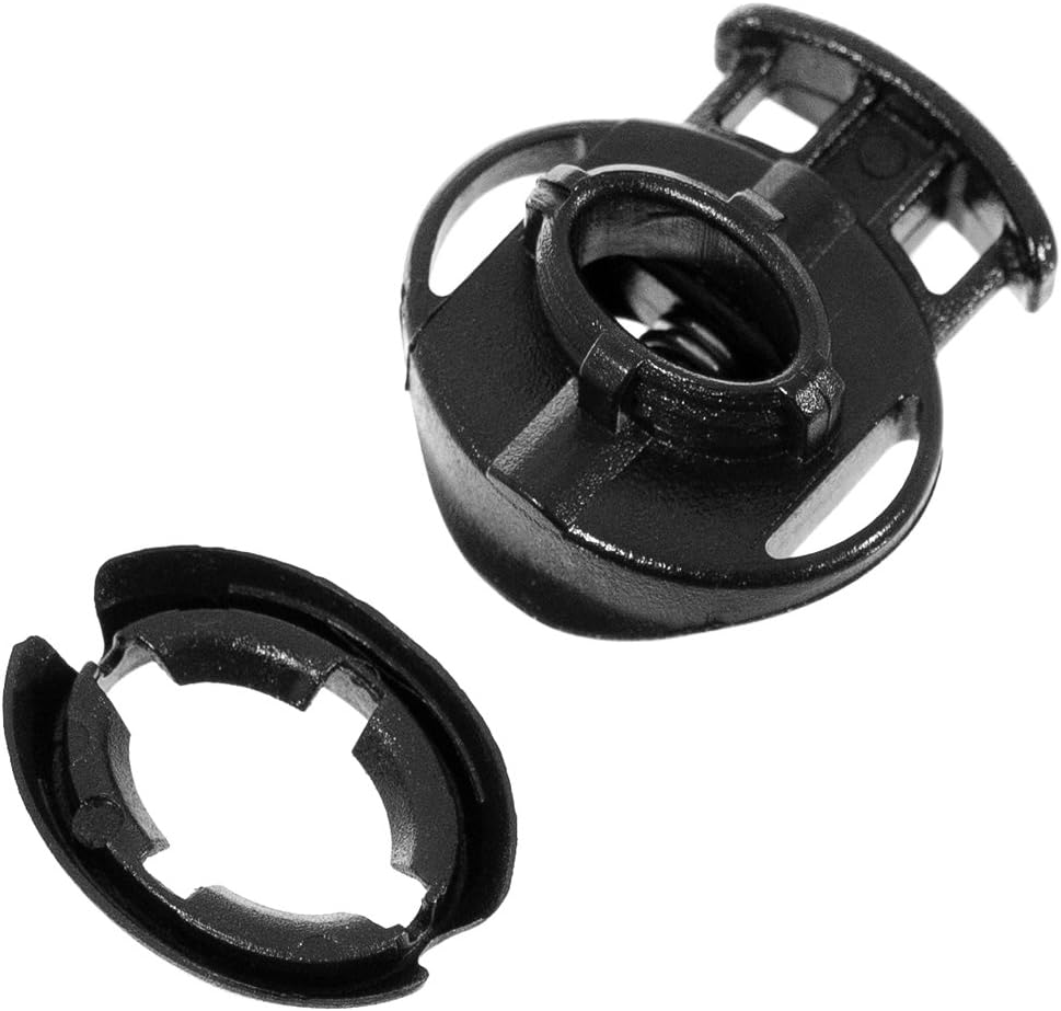 Craft County SurMount Dual Cord Lock – Black (25 Pack)