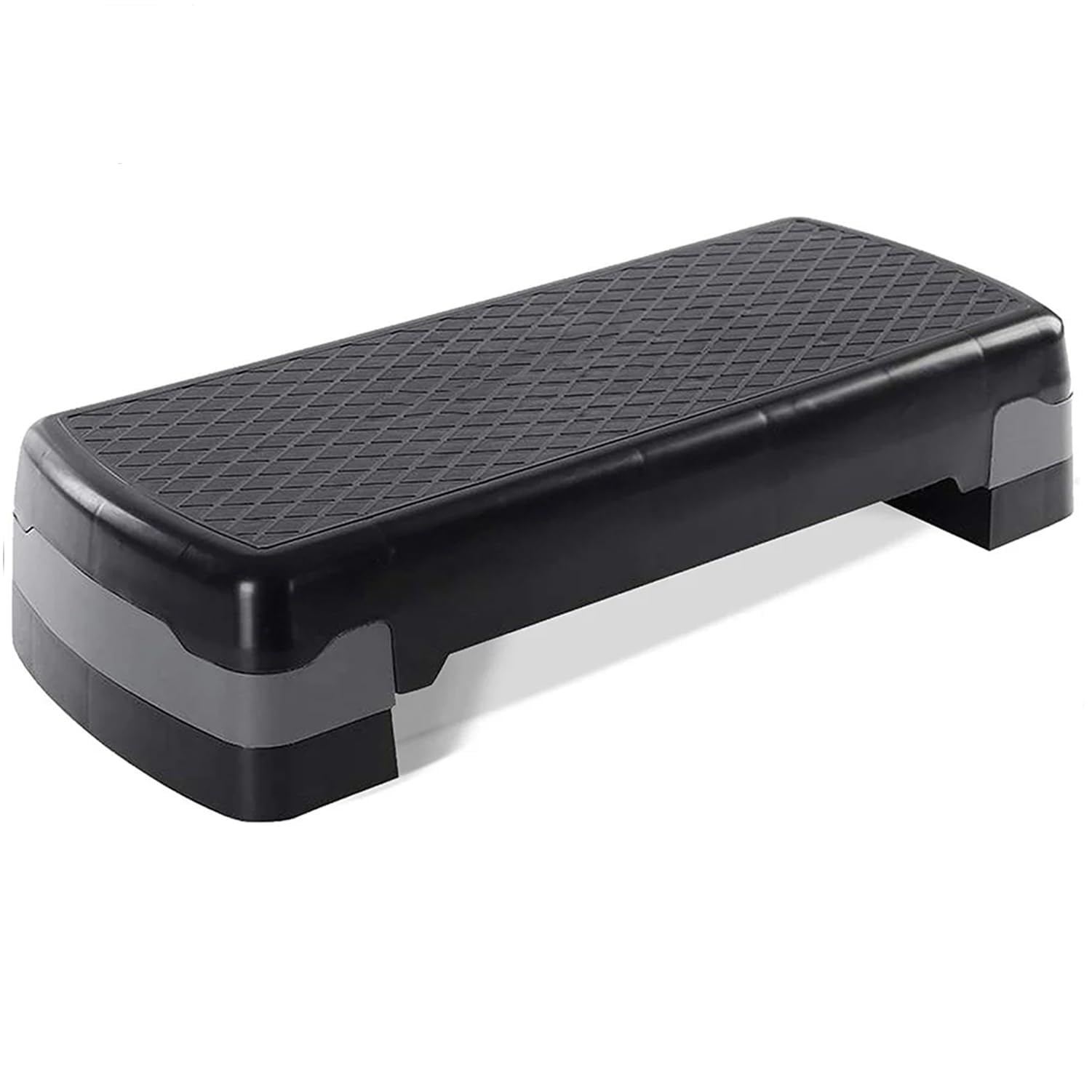 Aerobic Step Platform Large, Adjustable Workout Stepper At Home, Adjustable Heights, Non-Slip, 90cm x 29cm