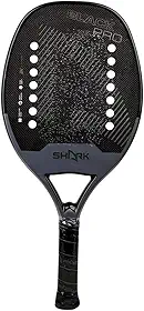 RAQUETE BEACH TENNIS SHARK BLACK PRO 2025