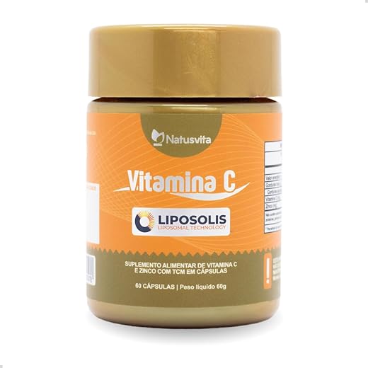Vitamina C Lipossomal com TCM em cápsula Softgel