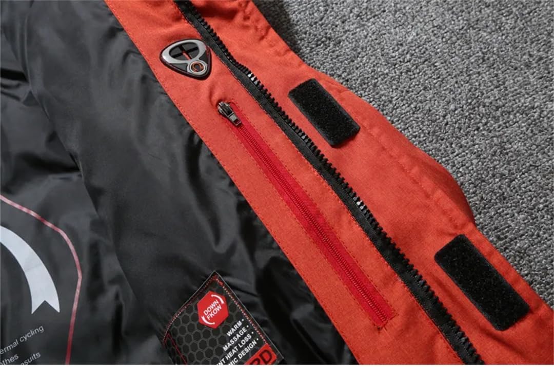 Men Winter Snow Down Jacket And Pants Warm Waterproof Windproof Skiing And Snowboarding Suits Coat