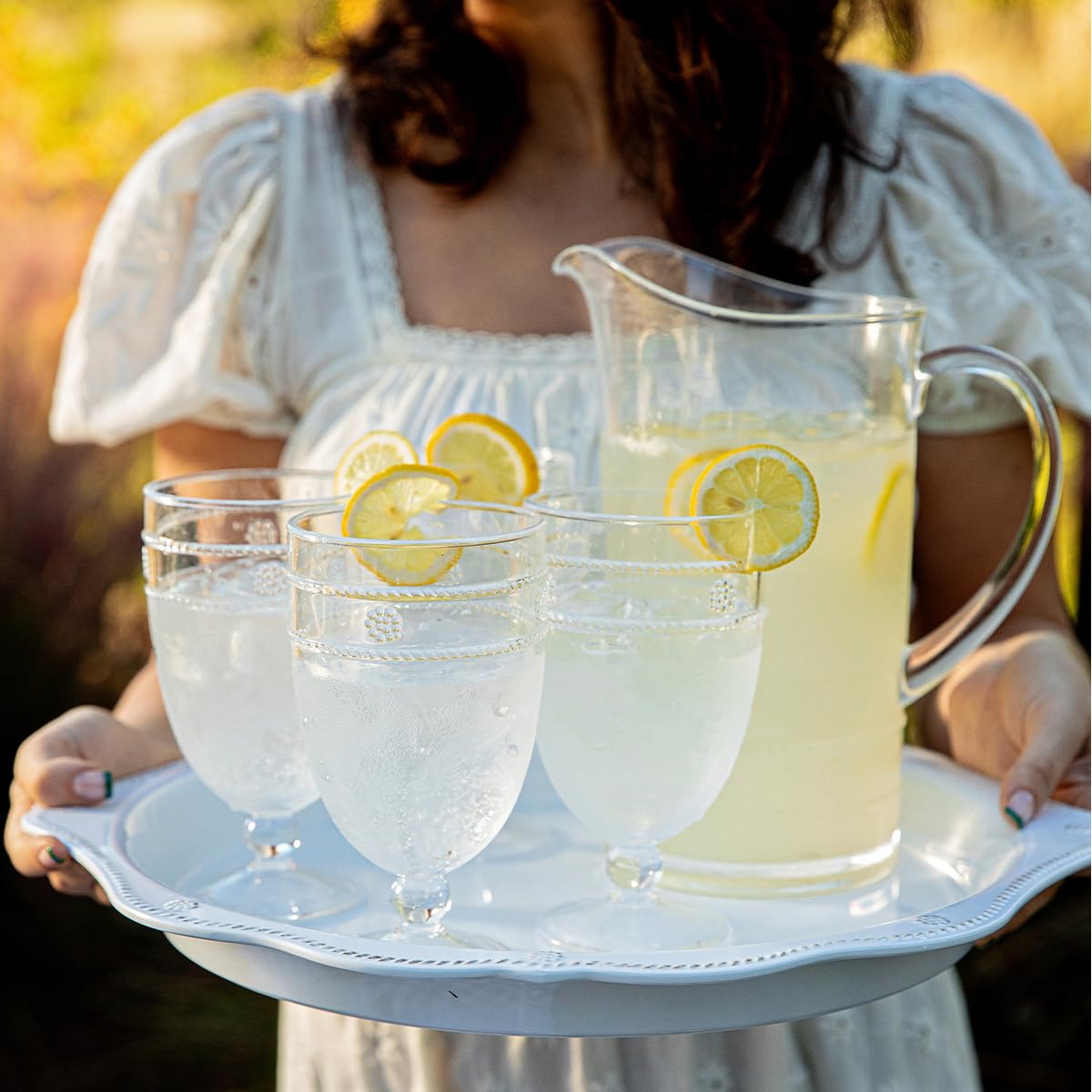Juliska Isabella Acrylic Goblet - Elegant Drinkware -2 Juliska Isabella Acrylic Goblet - Elegant Drinkware -2