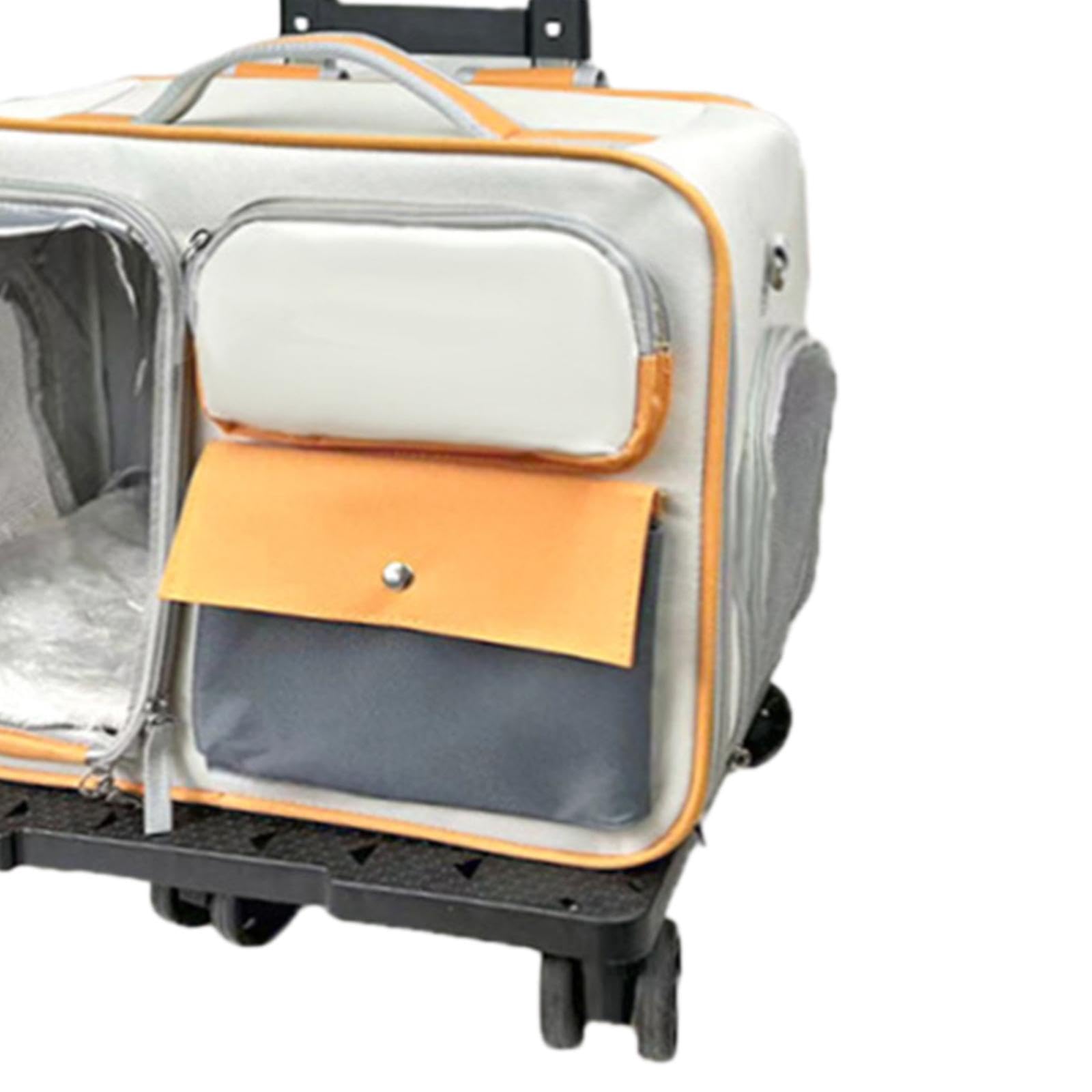 Bolsa de Transporte para Mascotas Transportín para Mascotas Transportín para Gatos con Ruedas Transportín para Gatos Y Perros Pequeños para Viajes Y E