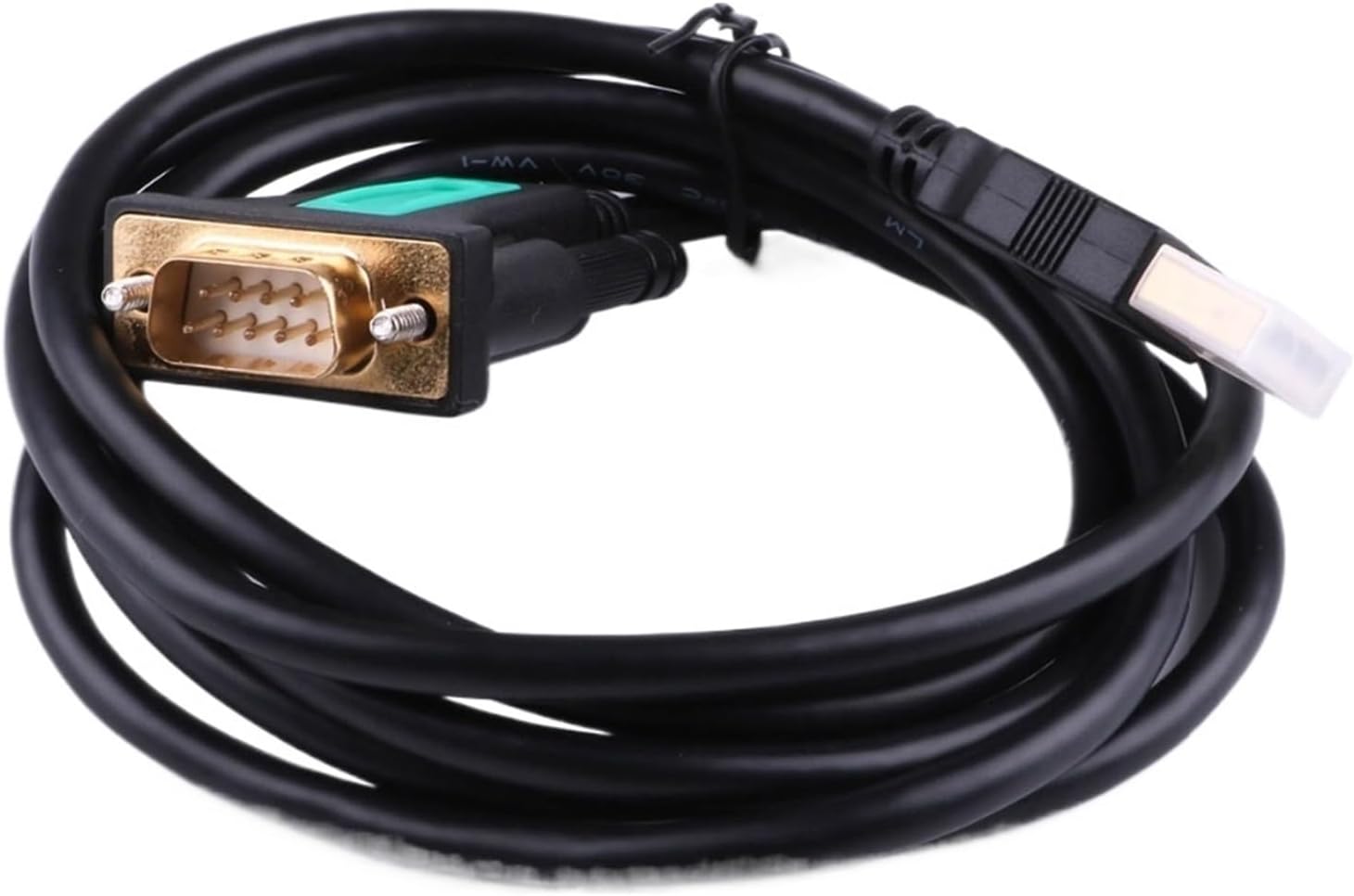 USB 2.0 to RS232 DB9 Serial Cable Male Converter Adapter with L2303 Chipset for Win10 8.1 8 7 XP 2000 5ft(FTDI Chipset)