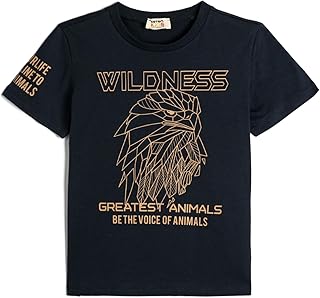 KOTON Boys Eagle Printed Tshirt