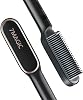 Hair Straightener Brush, Straightening Brush with 9 Temp Settings, 20s Fast Heating Hair Brush Straightener, 7MAGIC Brush Straightener with Anti-Scald & Auto-Off Safe for Women