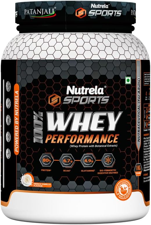 Sports 100% WHEY PERFORMANCE-1KG (Vanilla Ice Cream)