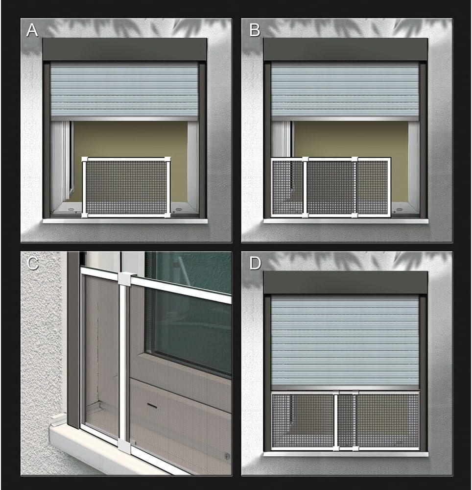 Schellenberg Insektenschutz Schiebe-Fenster Fliegengitter für Fenster NEU