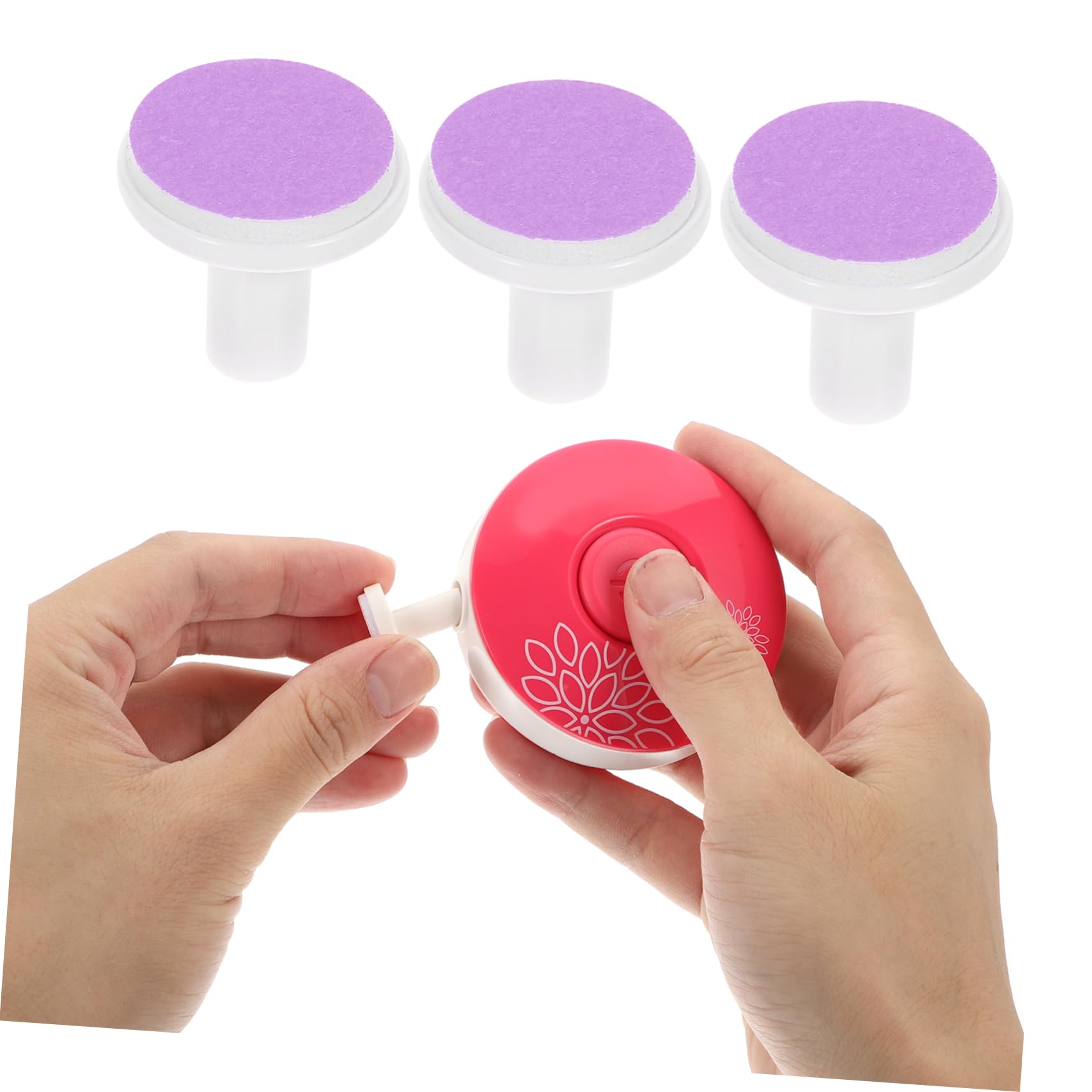 NOLITOY Nail File Pads 12 Pack Baby Nail Trimmer Heads Nail File Replacement Pads for Electric Nail Trimmer