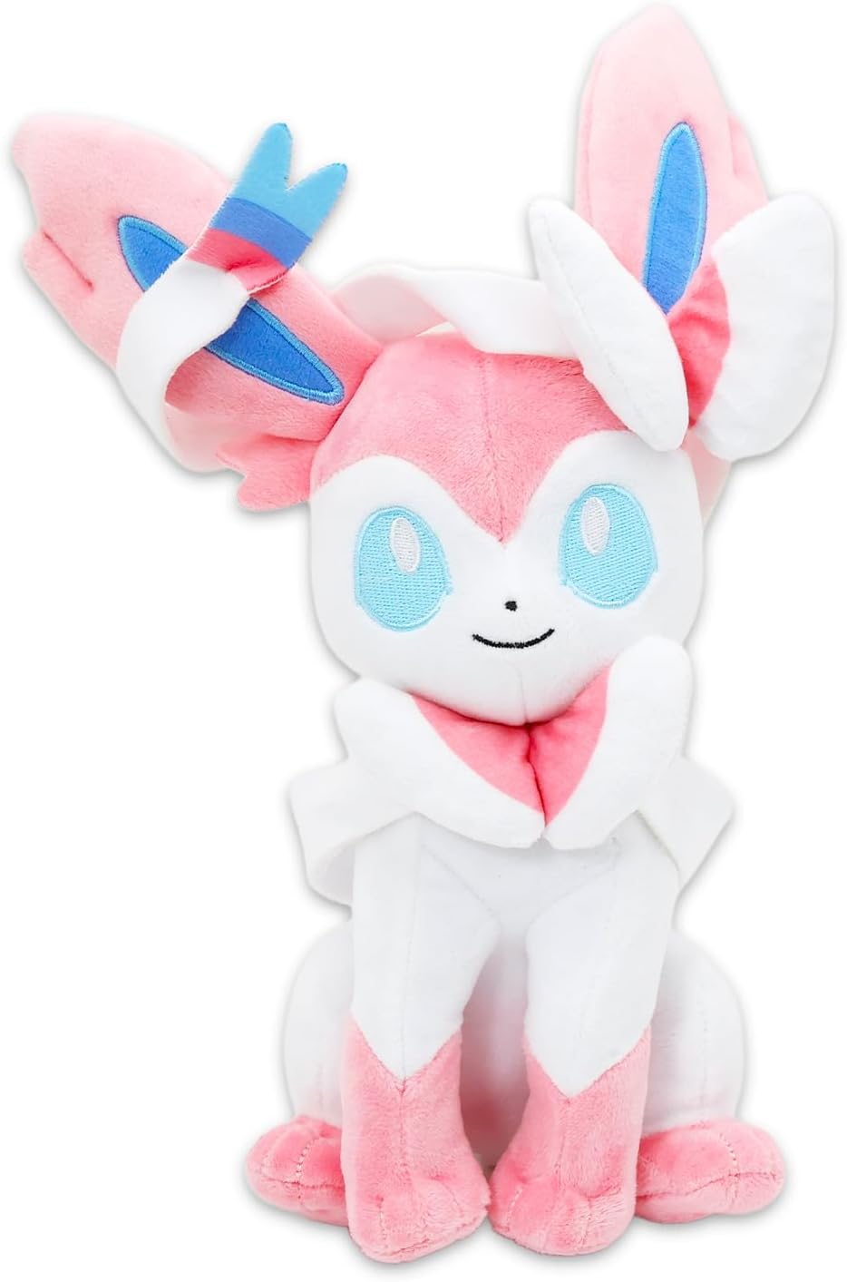 Pokemon Plushie Set - Bundle with 3 Eeveelution Plush 8" Figures: Vaporeon, Sylveon, and Eevee Plus Bookmark, More | Pokemon Stuffed Animals Variety Pack