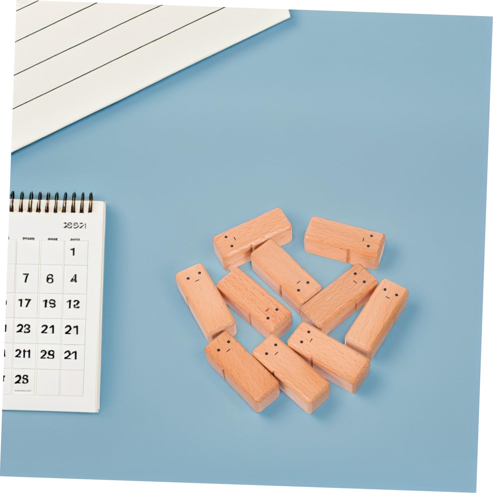 10 Piezas Figuras de Muñecos de Madera sin Pintar para Manualidades DIY con Textura Natural para Pintura Decoración y Actividades Infantiles Montessori