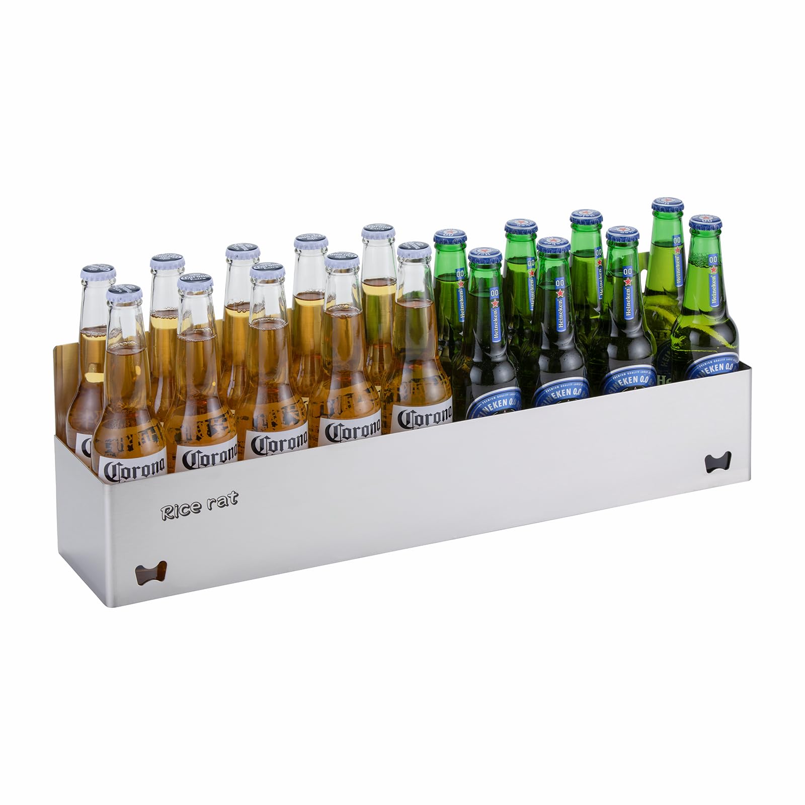 Stainless Steel Liquor Bottle Rail - Wall Mounted -7