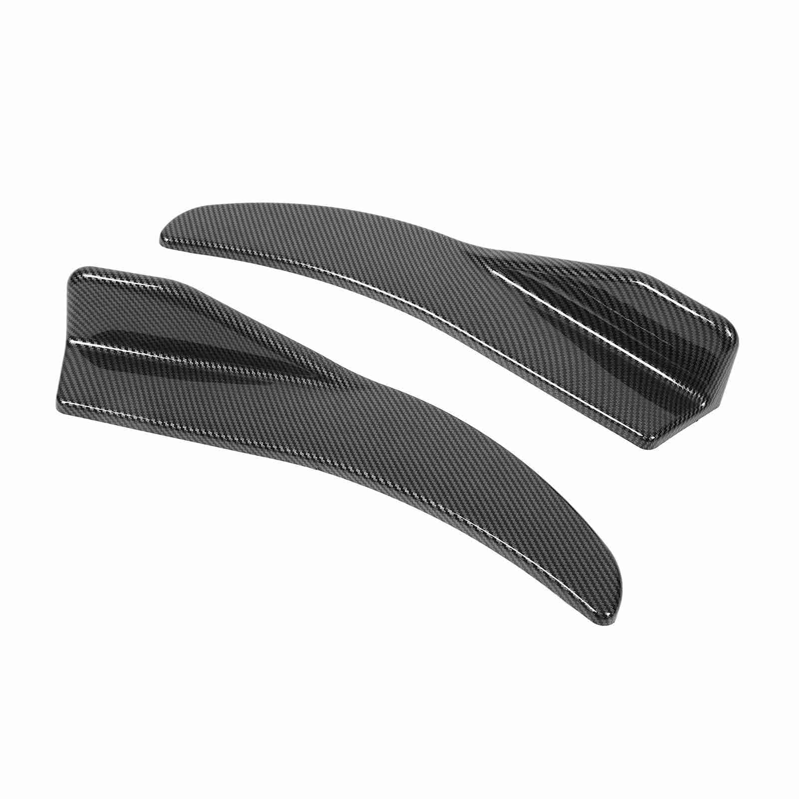 2 pezzi Spoiler per il bagagliaio posteriore, spoiler a forma di ala per il bagagliaio universale, 41,5 cm Lip per ridurre la resistenza al per berline e hatchback, spoiler p (Stile fibra di