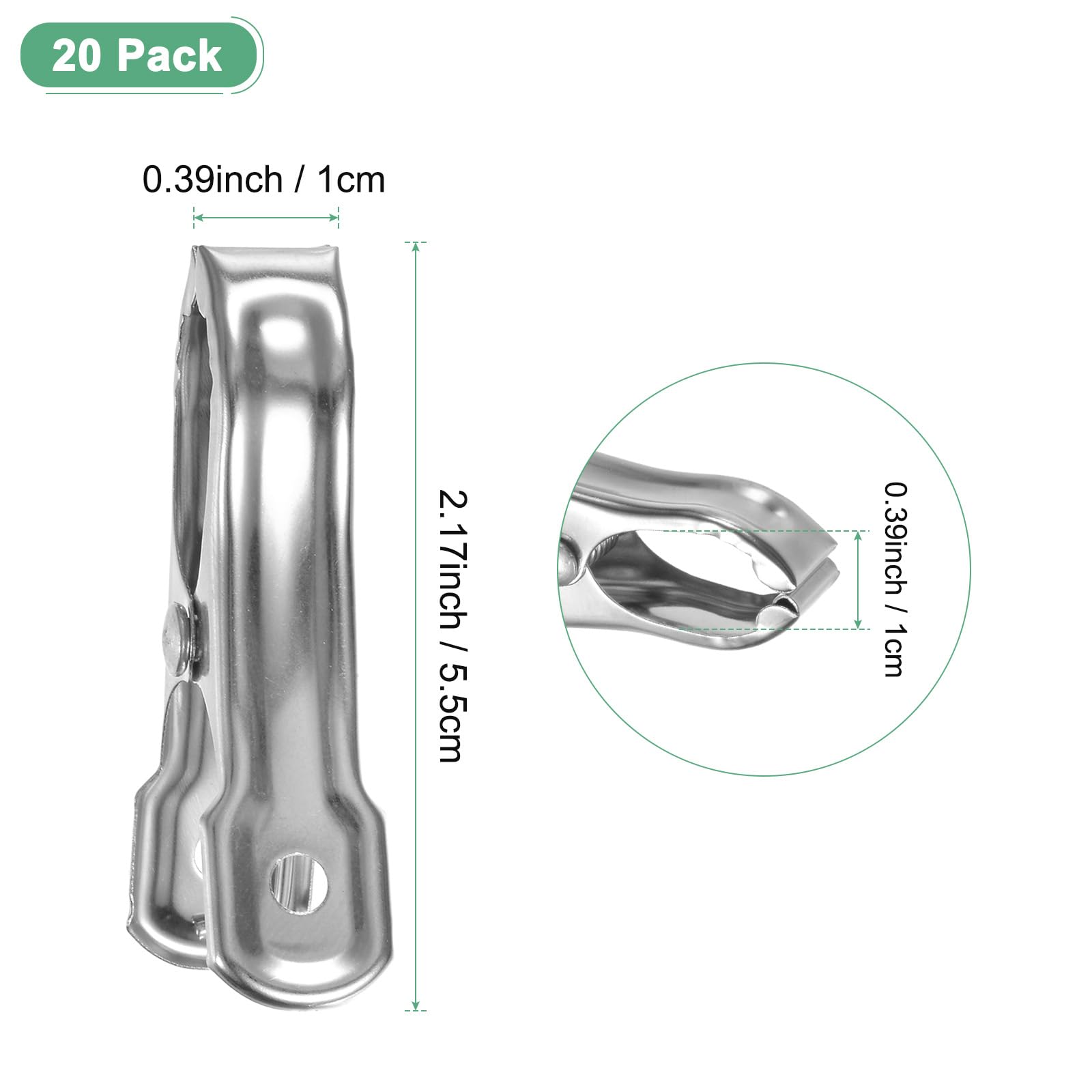 M METERXITY 20-Pack Greenhouse Clamps - Image 3