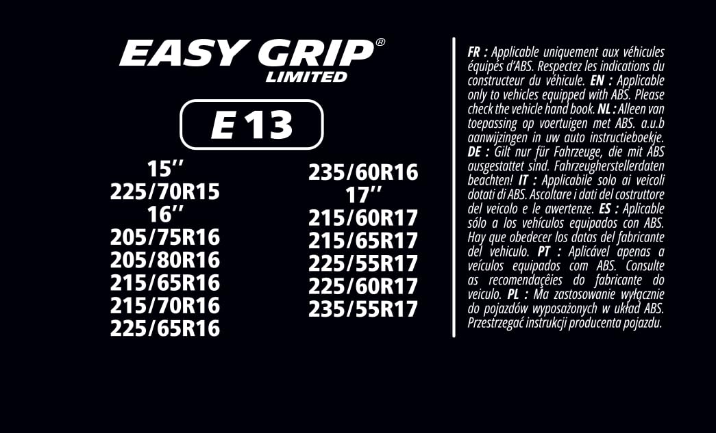 Michelin Easy Grip Limited Catene Neve Composite Rapido Montaggio E13
